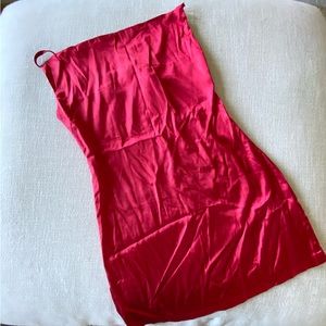 Romwe red spaghetti strap dress